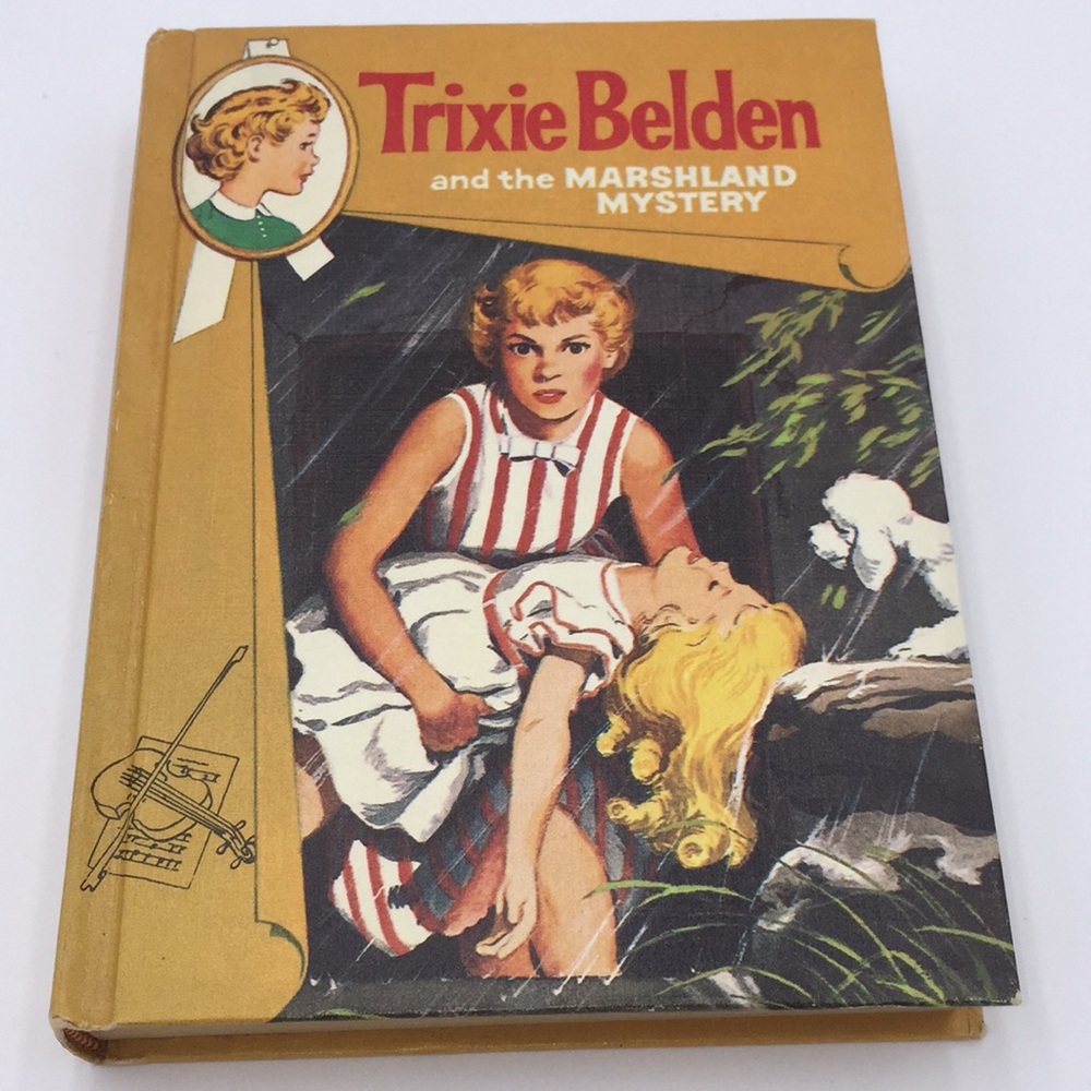 Vintage Trixie Belden and the Marshland Mystery by Kathryn Kenny 1962 Hardcover